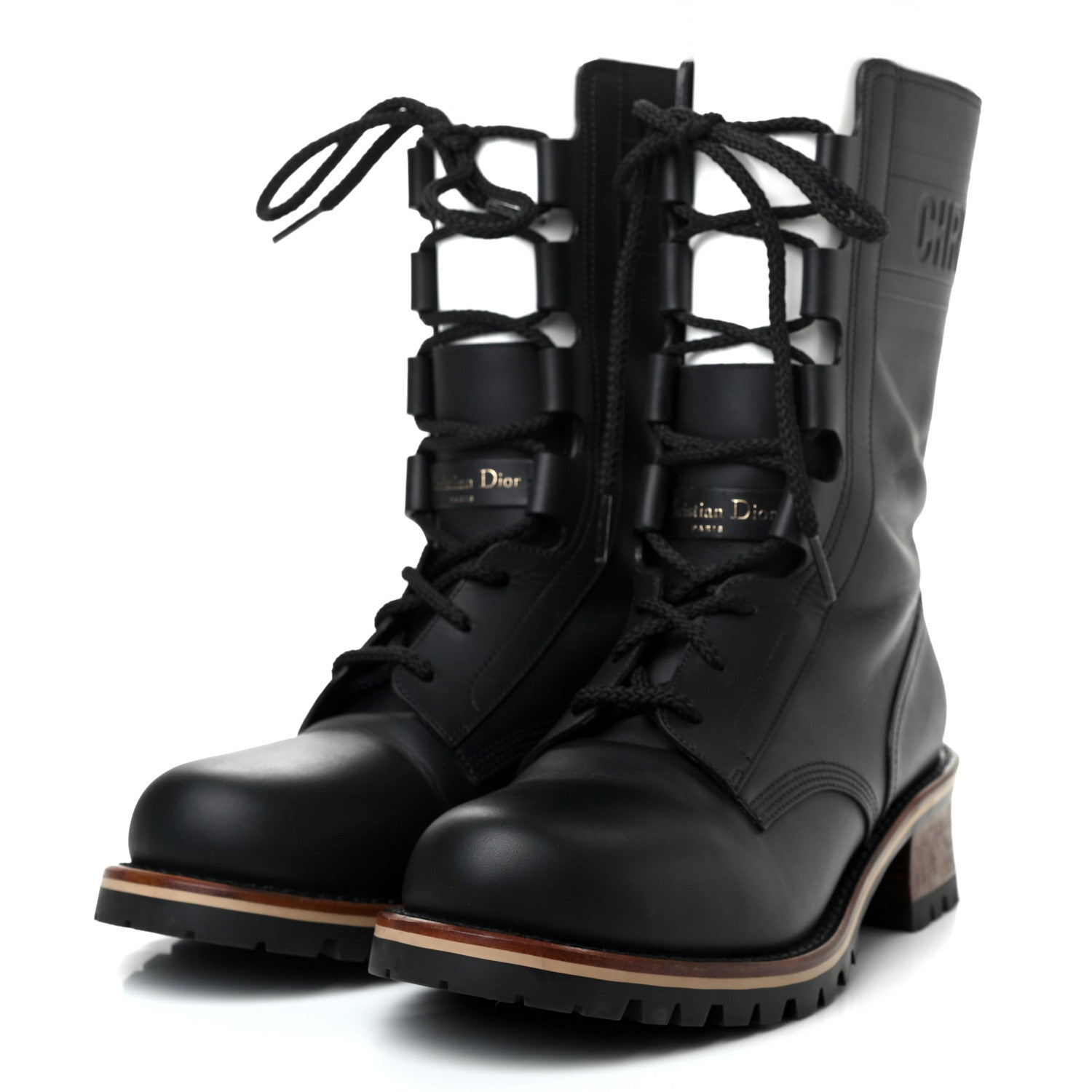 Christian Dior Calfskin Dior Quest 35mm Hiking Boots 40 Black 3 of 8