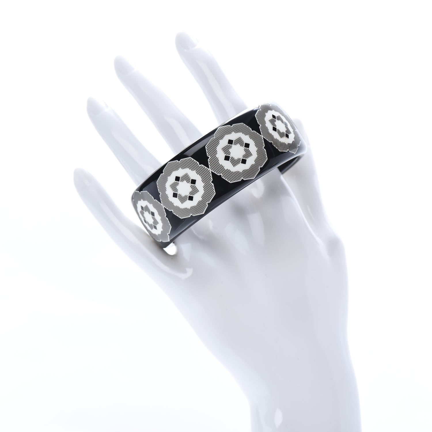 Tiffany Resin Paloma Picasso Zellige Bangle Bracelet Black 2 of 4