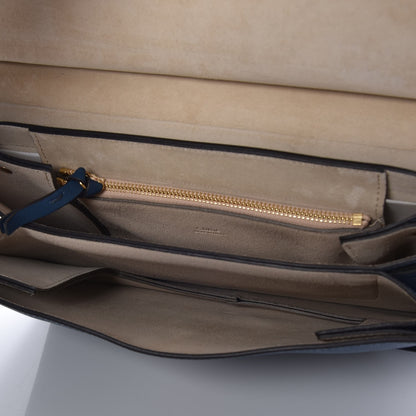Chloe Calfskin Medium Faye Shoulder Bag Denim Blue 5 of 7