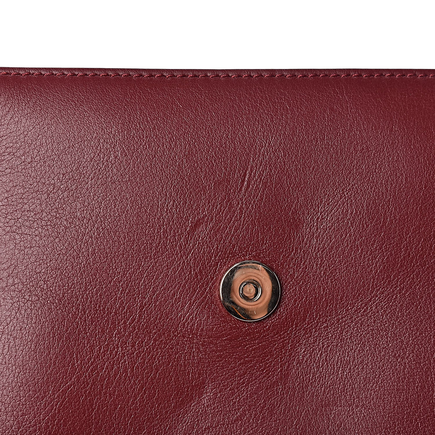 Chloe Calfskin Suede Medium Faye Shoulder Bag Plum Purple 8 of 11
