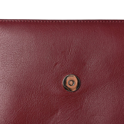 Chloe Calfskin Suede Medium Faye Shoulder Bag Plum Purple 8 of 11