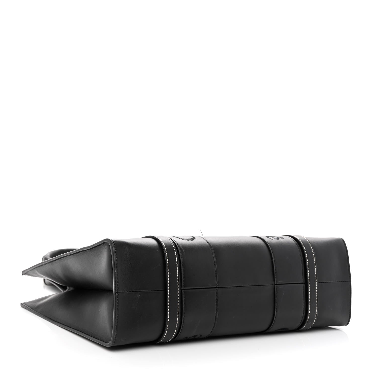 Chloe Calfskin Medium Woody Tote Black 4 of 12