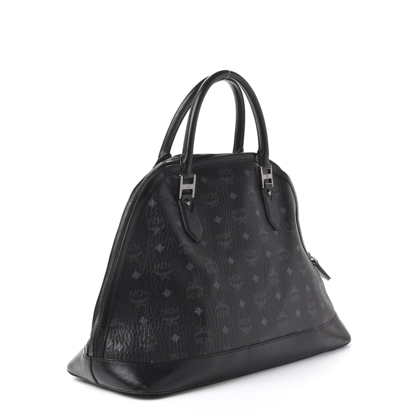 Visetos Heritage Bowler Bag Black