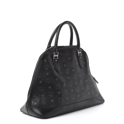 MCM Visetos Heritage Bowler Bag Black 2 of 11