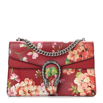 Gucci Calfskin Blooms Print Small Dionysus Shoulder Bag Romantic Cherry Multicolor 1 of 13