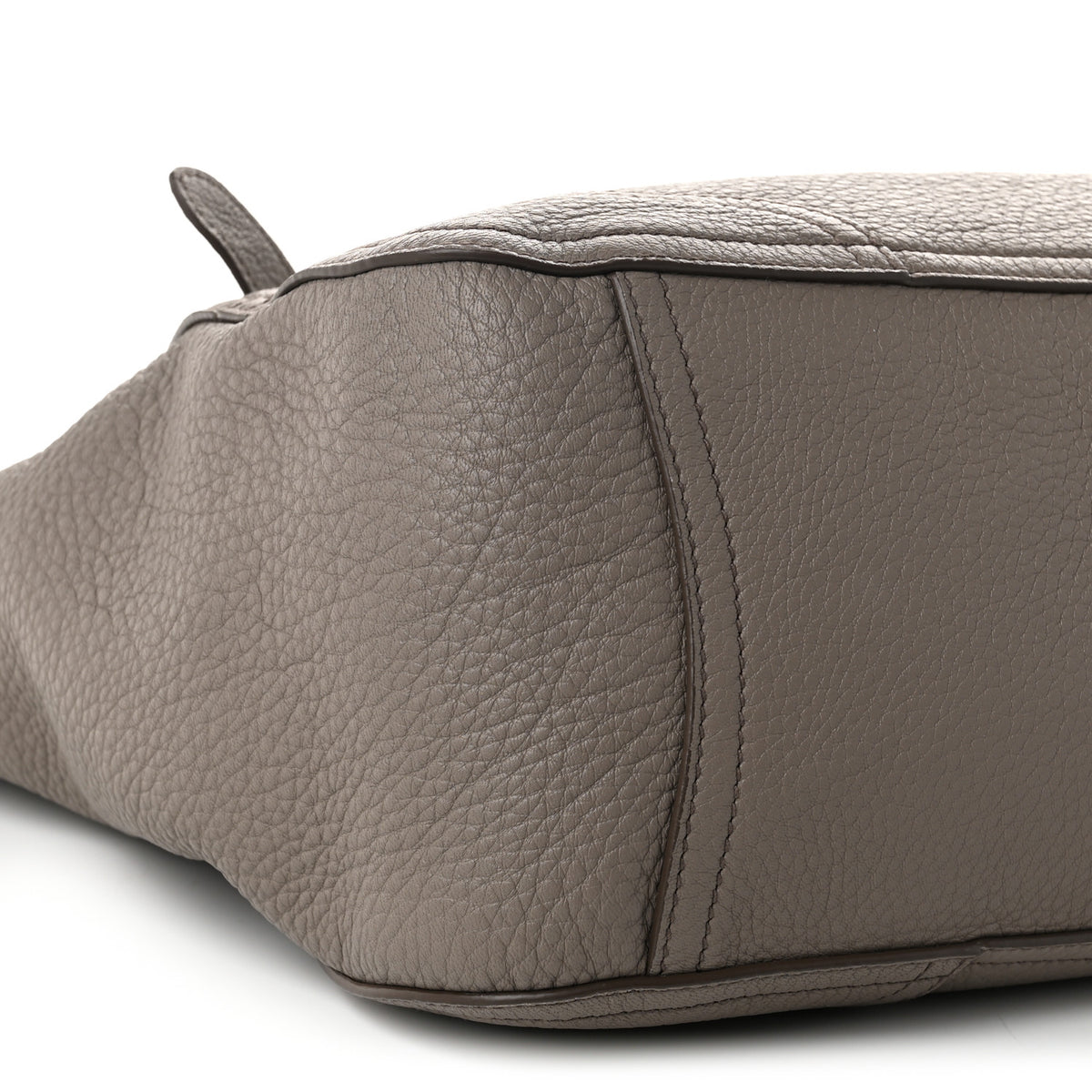 Vitello Daino Large Tote Bag Clay Grey