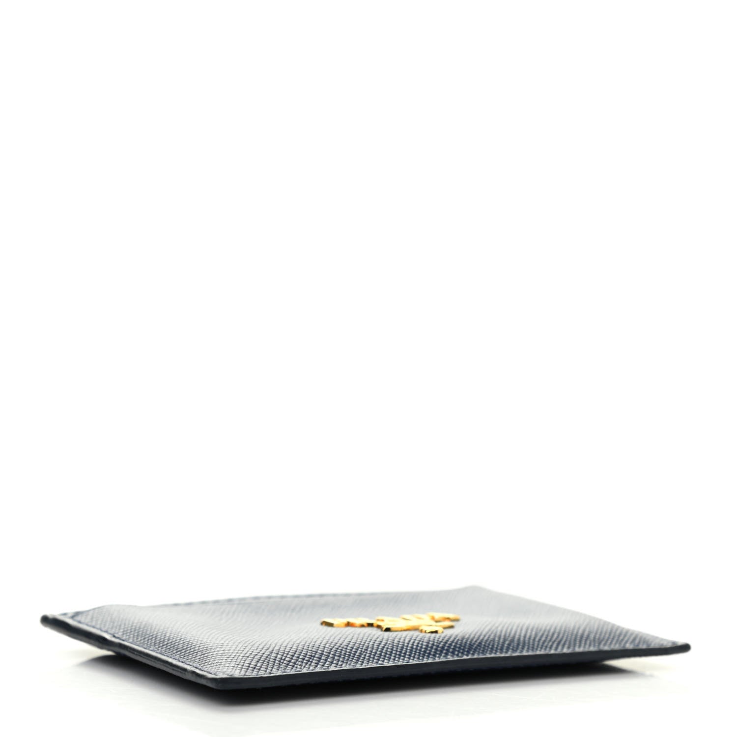 Prada Saffiano Metal Card Case Bleuette 4 of 9