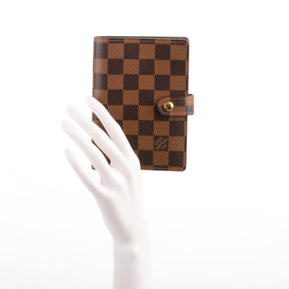 Louis Vuitton Damier Ebene Small Ring Agenda Cover 2 of 7