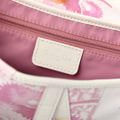 Christian Dior Monogram Floral Saddle Bag Pink 6 of 10
