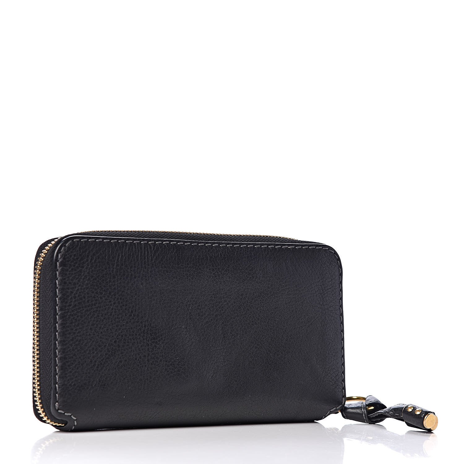 Chloe Grained Calfskin Marcie Long Zip Around Wallet Black 3 of 8