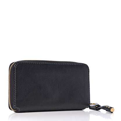 Chloe Grained Calfskin Marcie Long Zip Around Wallet Black 3 of 8