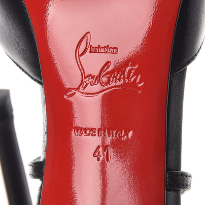 Christian Louboutin Shiny Nappa Suzanna 100 Pumps 41 Black 10 of 17