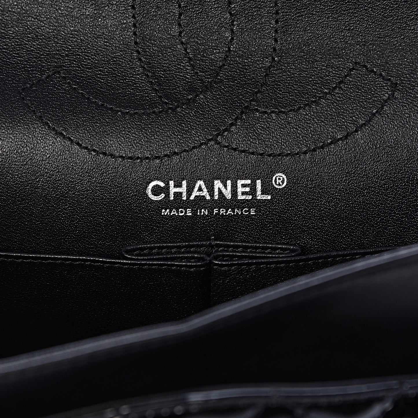 Patent Quilted 2.55 Reissue 227 Flap Black