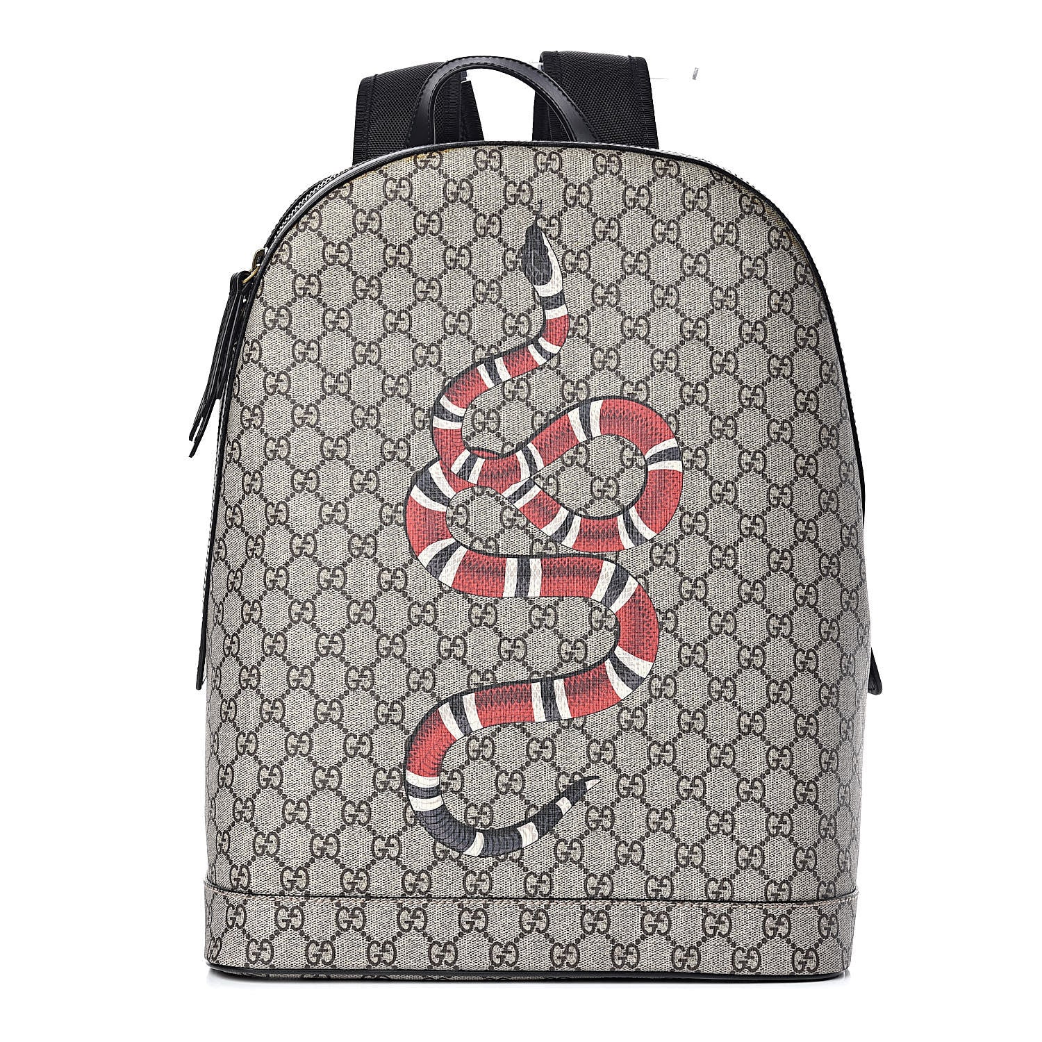 Gucci GG Supreme Monogram Kingsnake Dome Backpack 1 of 9