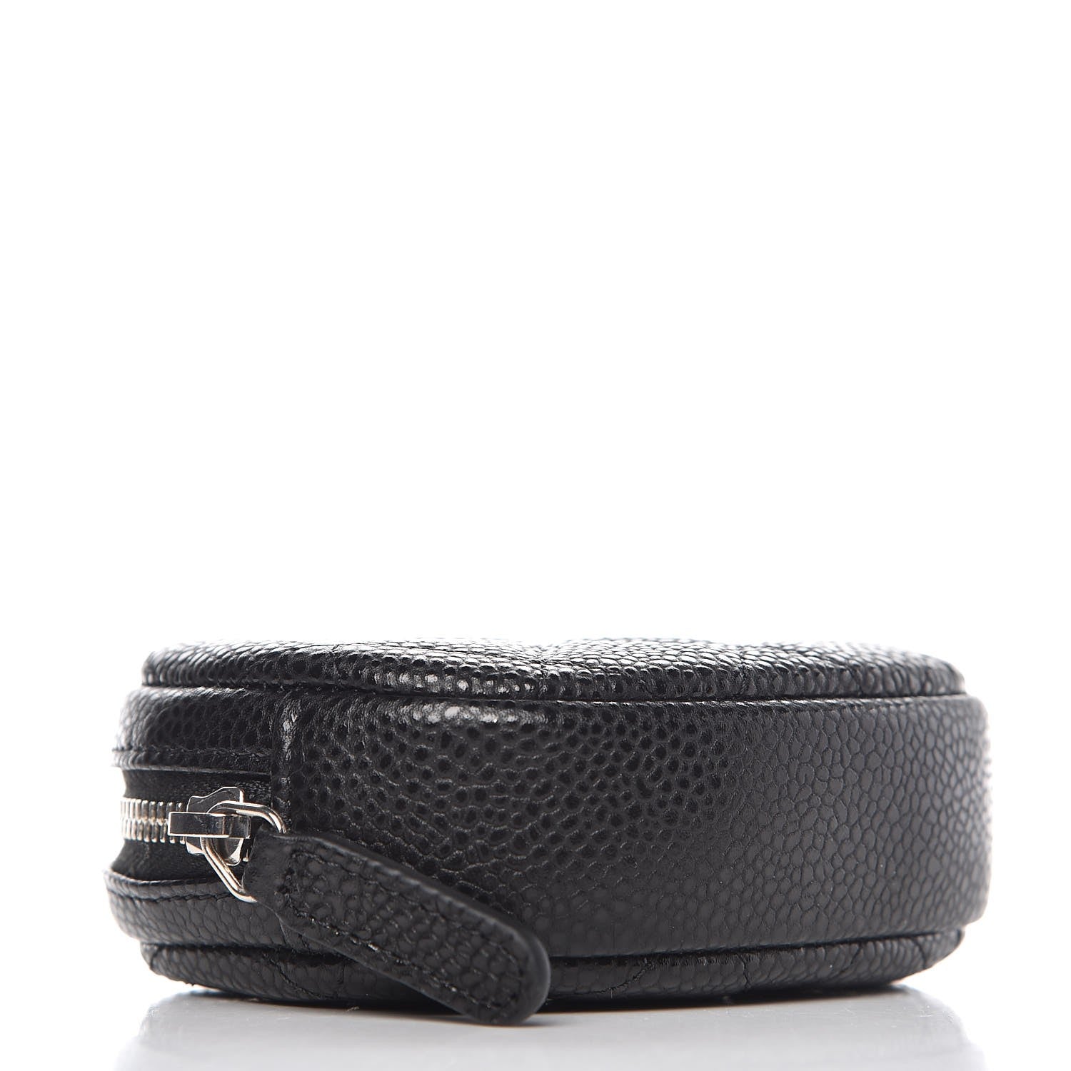 Chanel Caviar Quilted Zip Around Classic Coin Purse Black 4 of 8