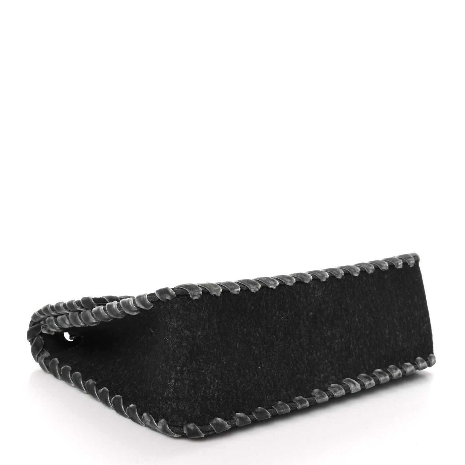 Chanel Fancy Felt Flap Grey 4 of 10