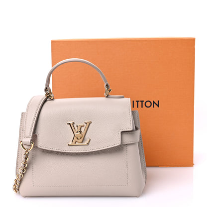 Louis Vuitton Soft Calfskin Mini Lockme Ever Greige 10 of 10