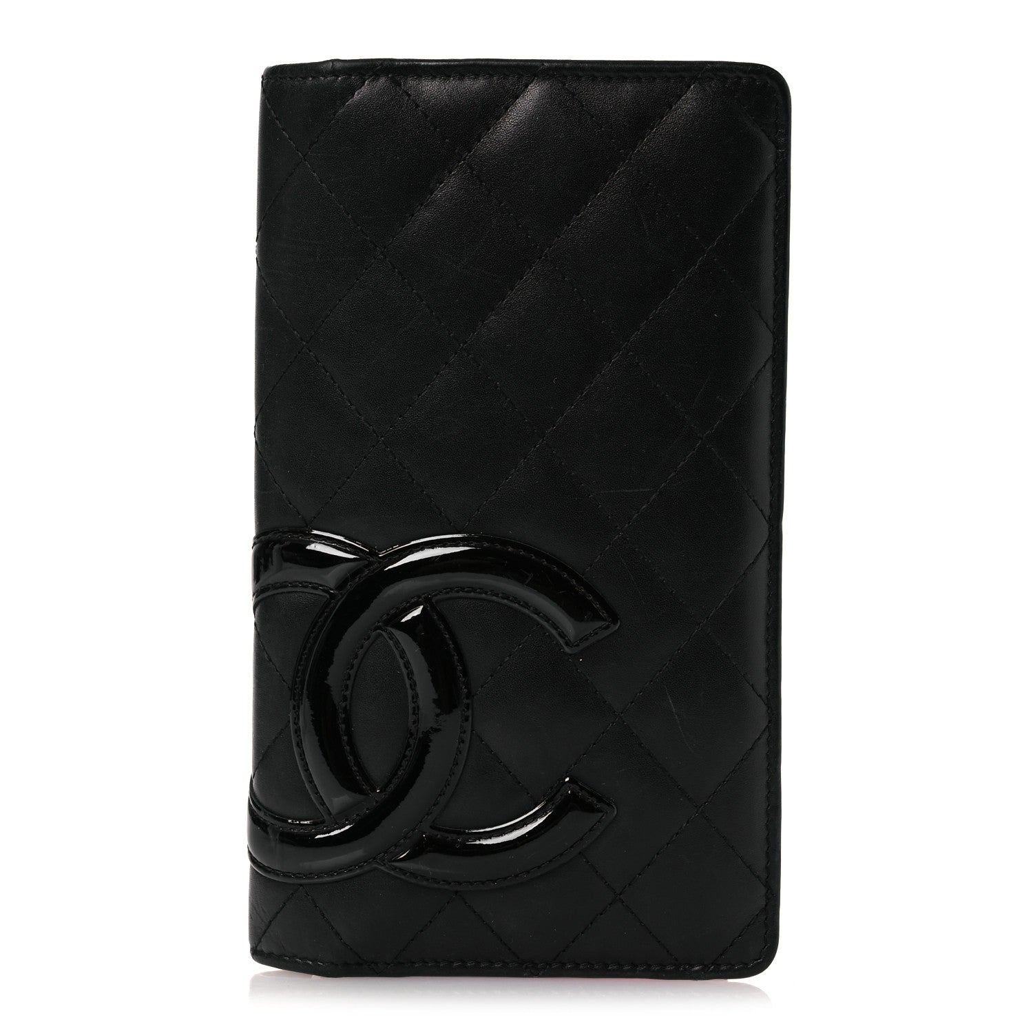 Chanel Calfskin Quilted Cambon Yen Wallet Black 1 of 13