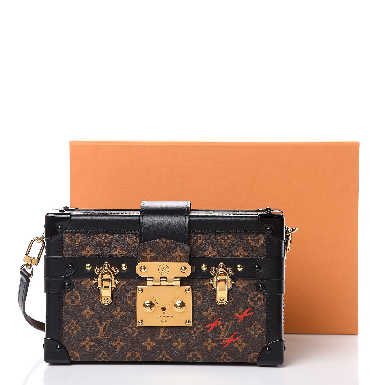Louis Vuitton Monogram Petite Malle Black 10 of 10