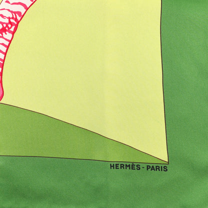 Hermes Silk Les Zebres II Scarf 90 3 of 3