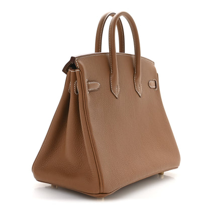 Hermes Togo Birkin 25 Gold 3 of 11