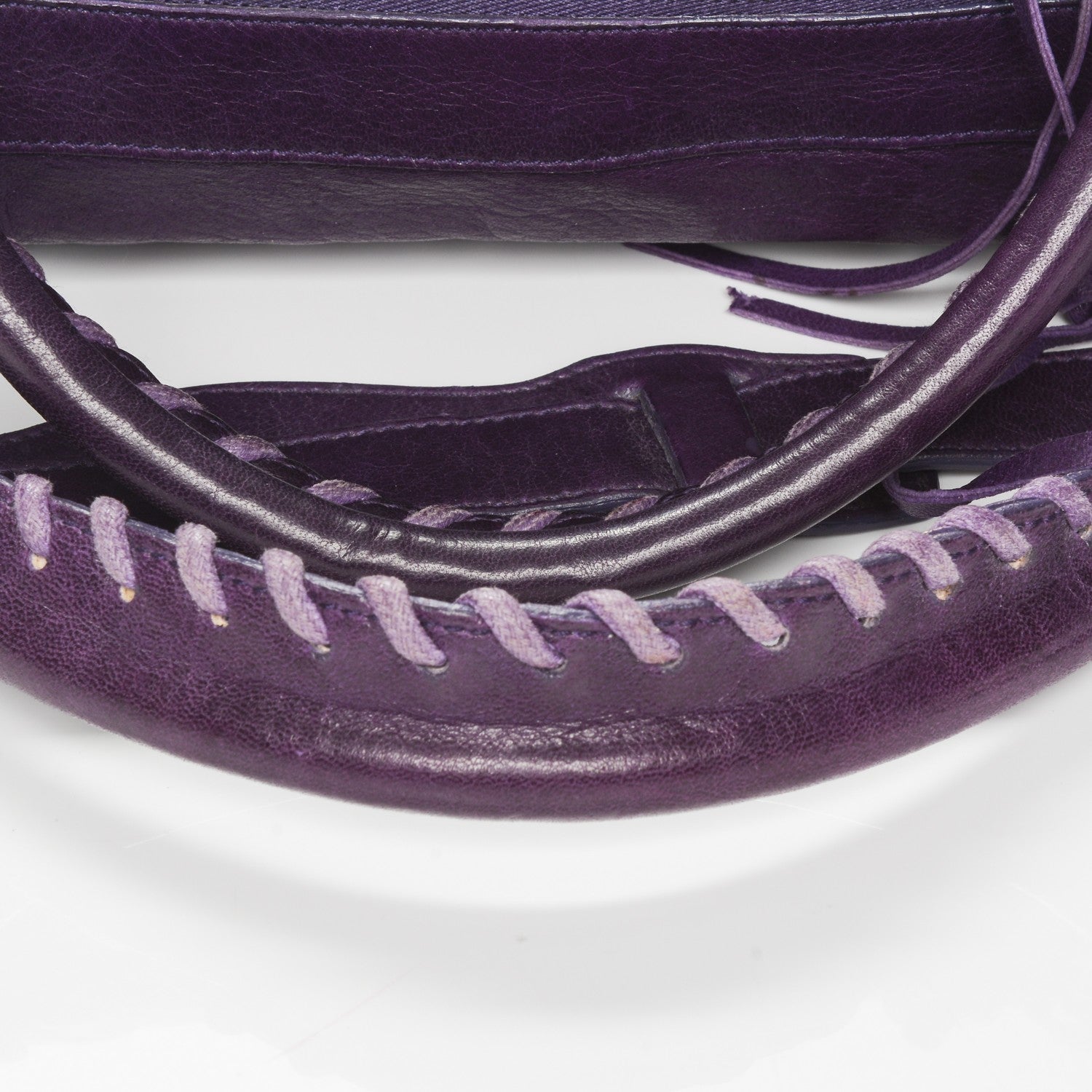Balenciaga Chevre Classic Hardware Twiggy Eggplant 8 of 8
