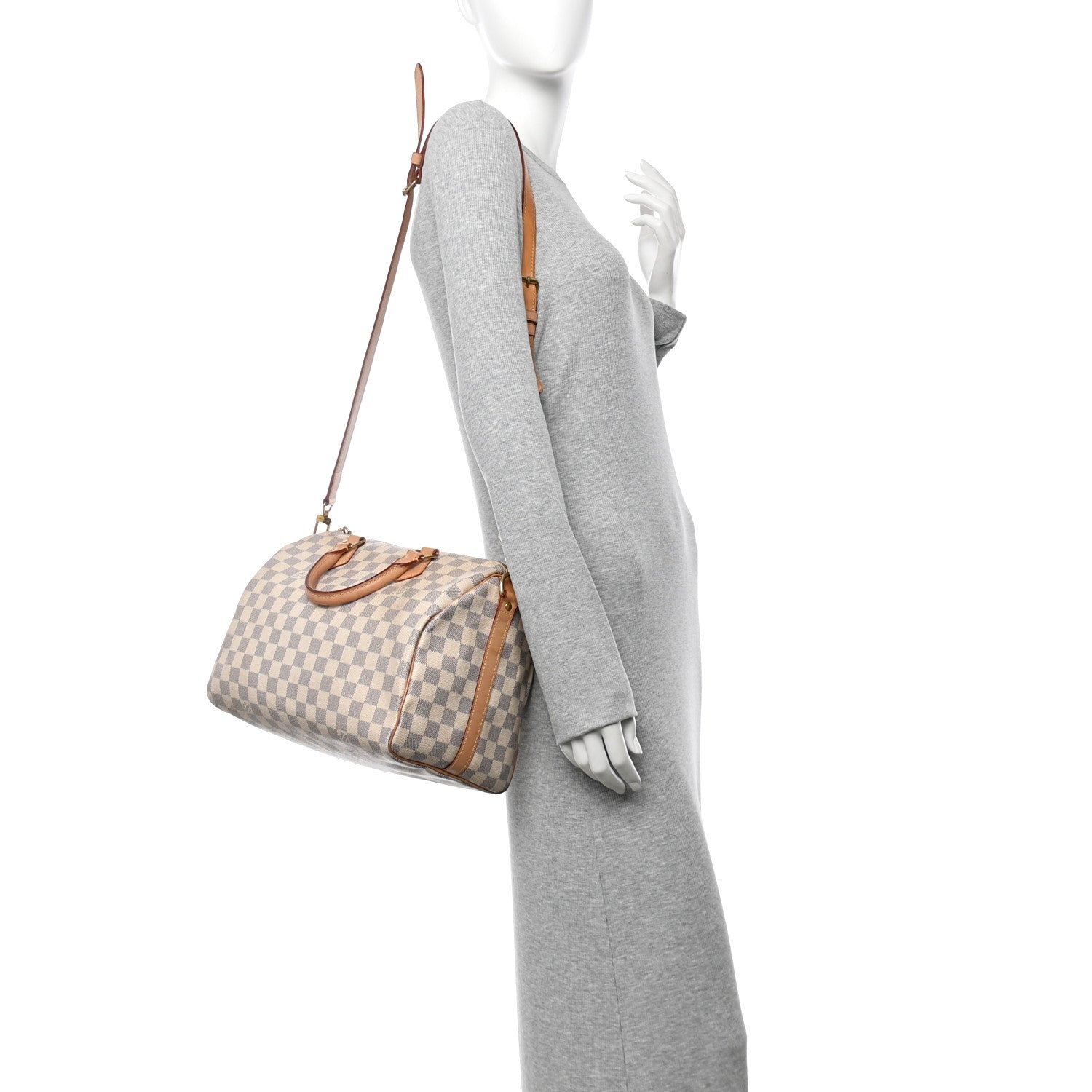 Louis Vuitton Damier Azur Speedy Bandouliere 30 2 of 12