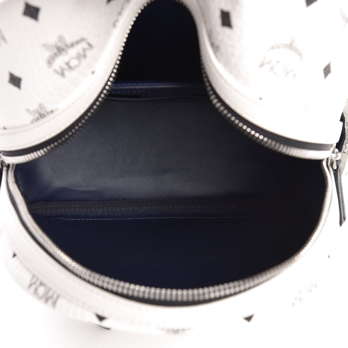 Visetos Small Side Stud Stark Backpack White