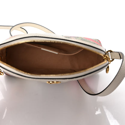 Gucci GG Supreme Monogram Flora Web GG Small Ophidia Dome Shoulder Bag White 5 of 9
