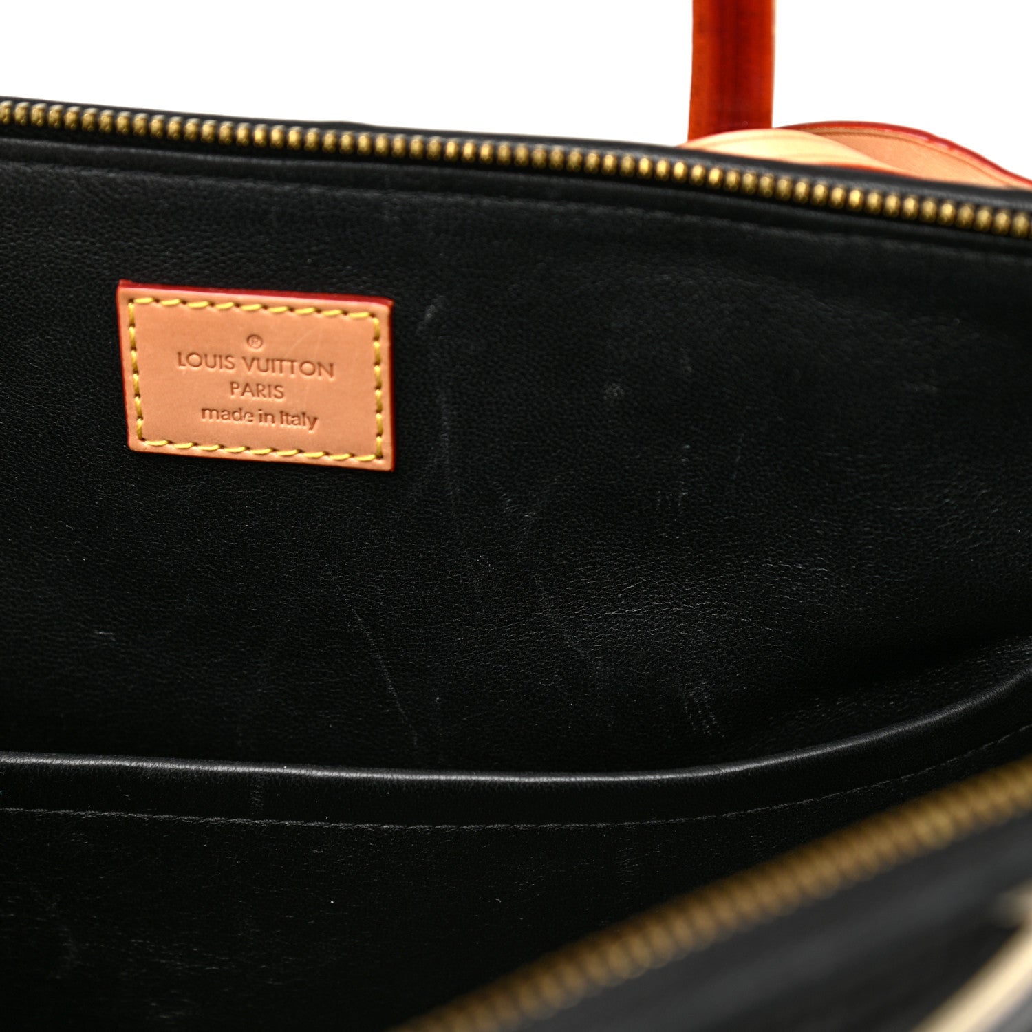 Louis Vuitton Lambskin Malletage Doc PM Black Natural 14 of 16