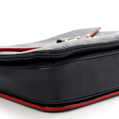 Louis Vuitton Empreinte Pochette Metis Marine Rouge 9 of 19