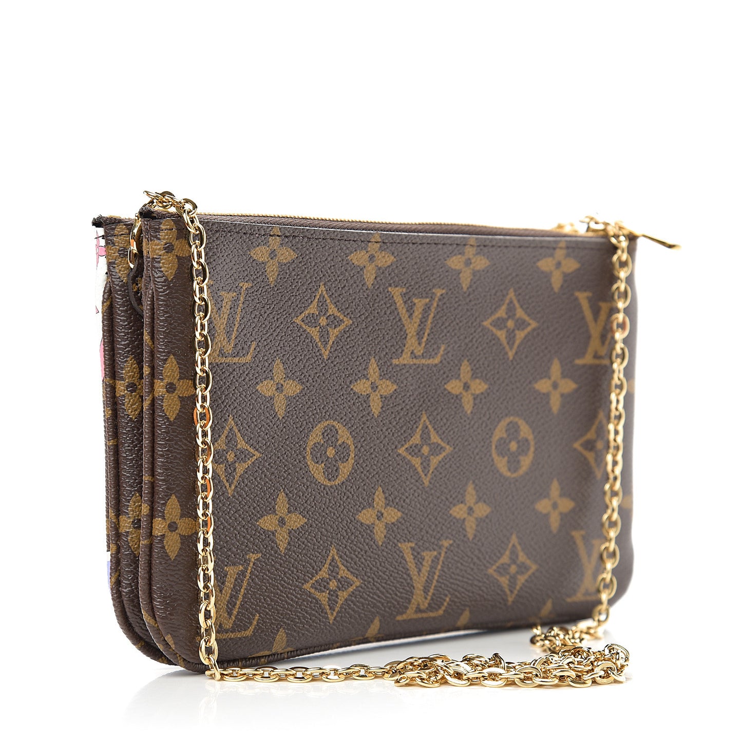 Monogram 2019 Christmas Animation Double Zip Pochette