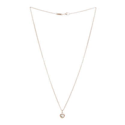 Chopard 18K Pink Gold Happy Diamonds Heart Pendant Necklace 3 of 8