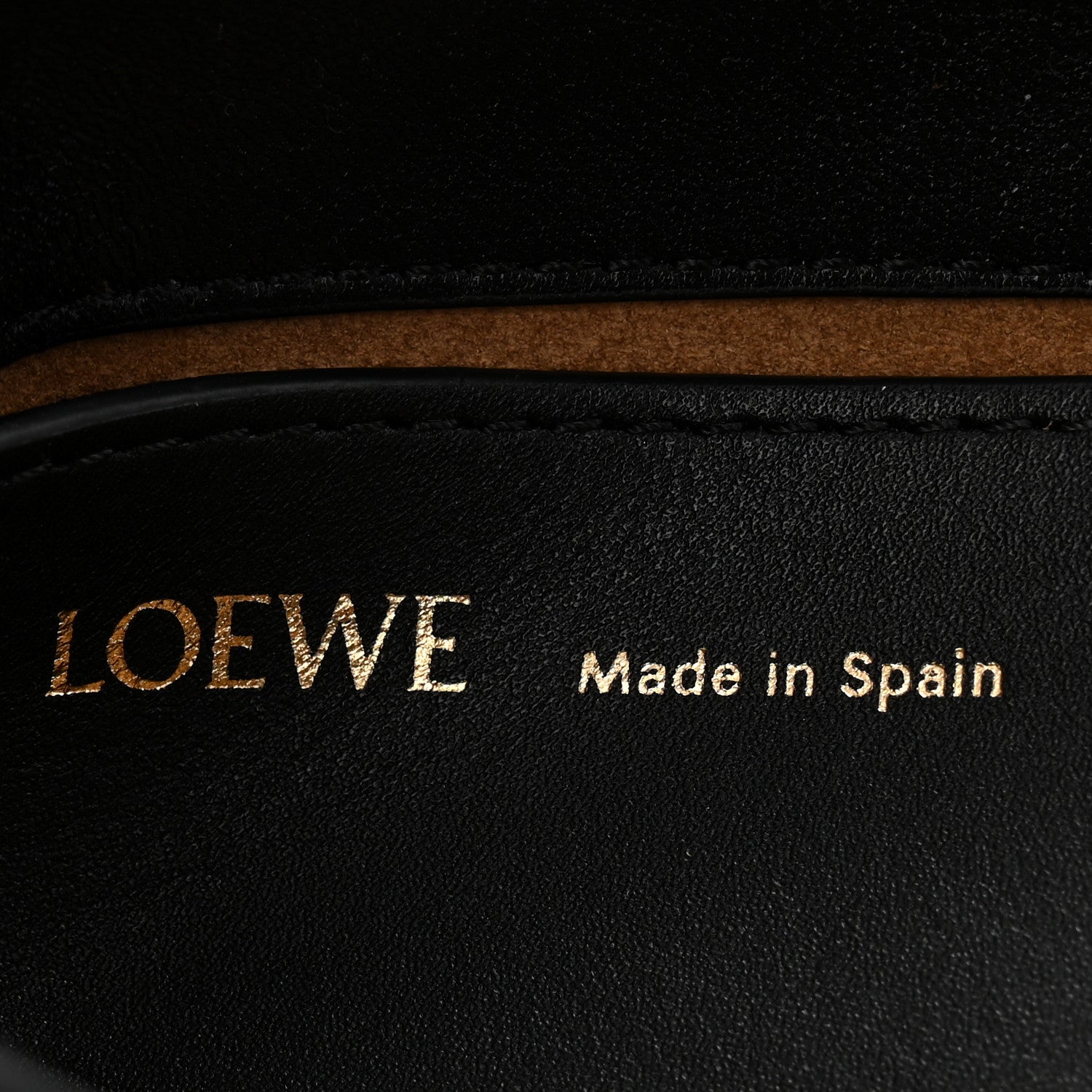 Loewe Shiny Nappa Calfskin Paseo Satchel Black 6 of 10