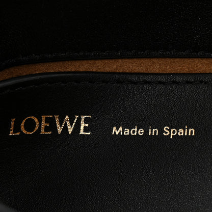 Loewe Shiny Nappa Calfskin Paseo Satchel Black 6 of 10