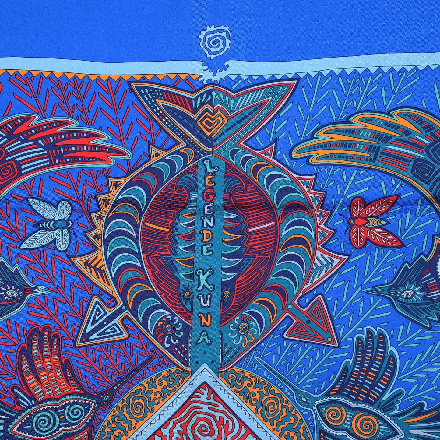 Silk Legende Kuna Peuple de Panama Scarf 90