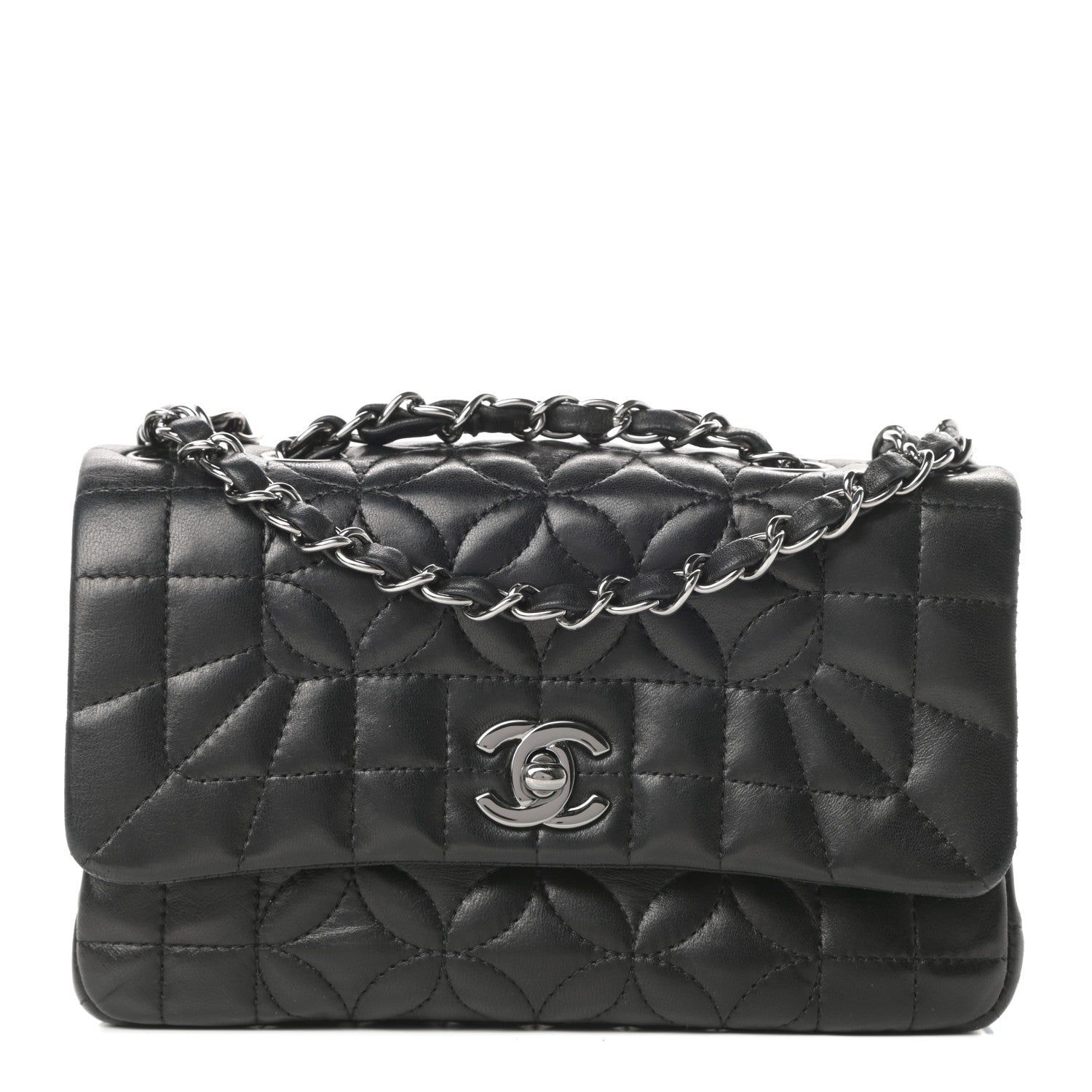Chanel Lambskin Mini Lady Graphic Flap Black 1 of 14