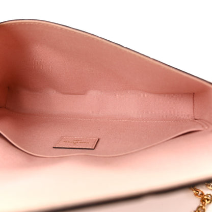 Louis Vuitton Empreinte Pochette Felicie Chain Wallet Rose Poudre 6 of 12