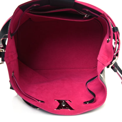 Louis Vuitton Calfskin Lockme Bucket Black 5 of 14