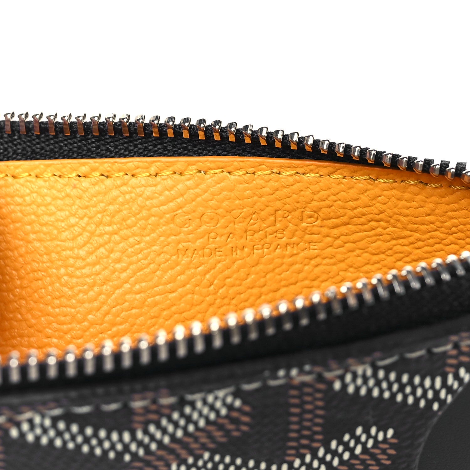 Goyard Goyardine Bourbon Zipped Card Holder Black 6 of 8