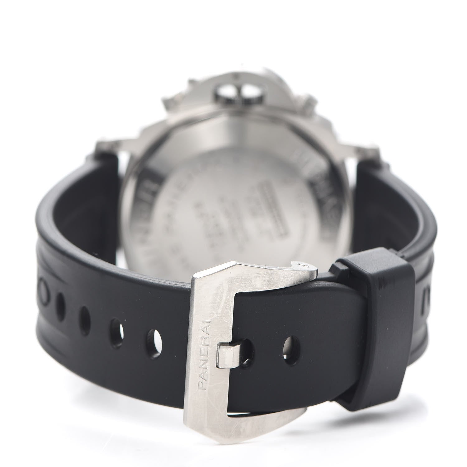 Panerai Stainless Steel Rubber 44mm Luminor Daylight Chronograph Automatic Watch Black PAM00356 3 of 6