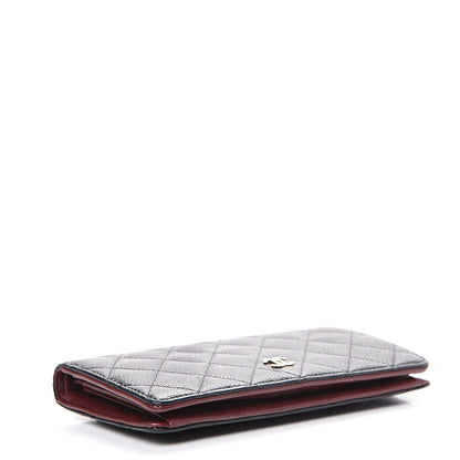 Chanel Caviar Quilted Yen Wallet Black 3 of 14