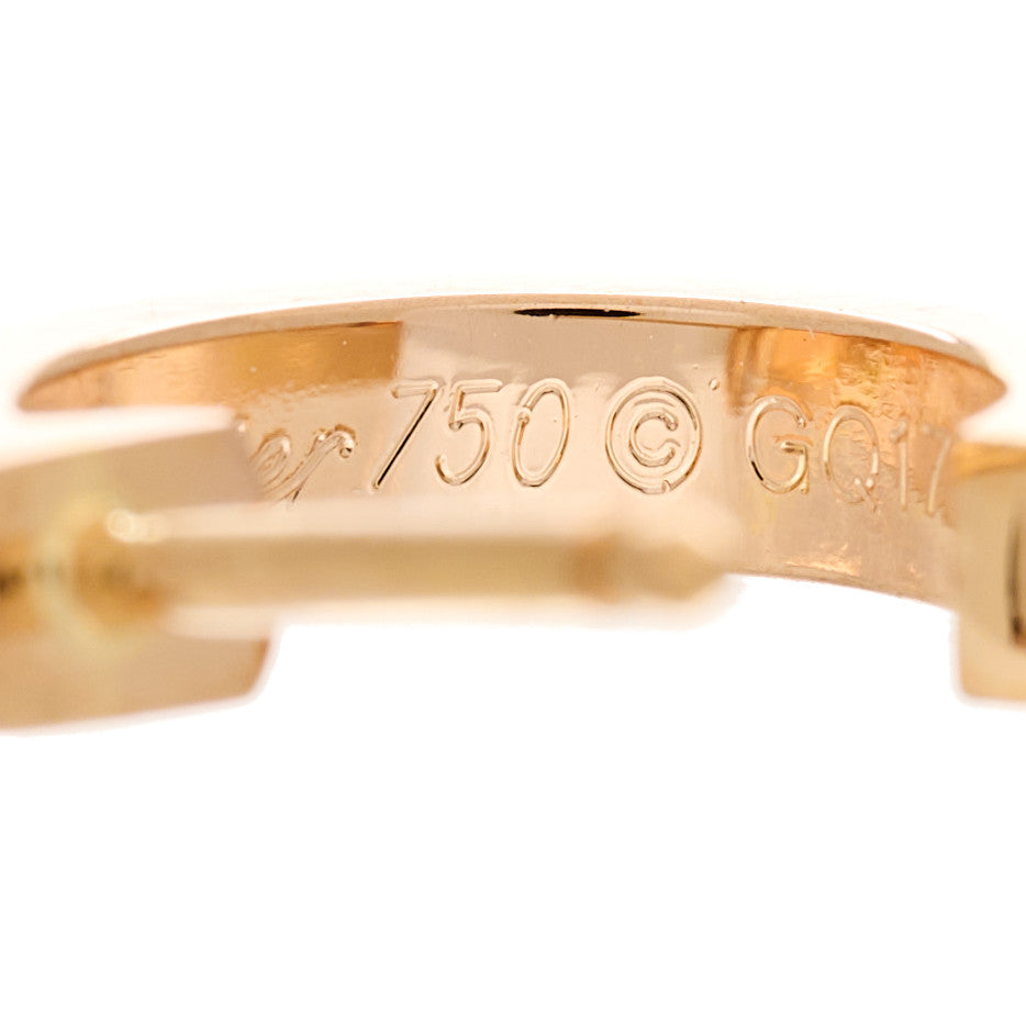Cartier 18K Pink Gold Small LOVE Hoop Earrings 5 of 7