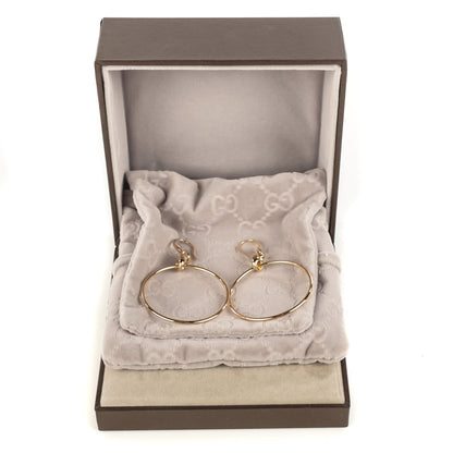 Gucci 18K Yellow Gold Marina Hoop Earrings 3 of 5