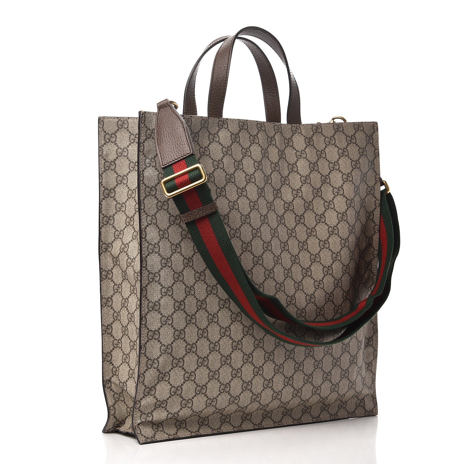 Gucci Soft GG Supreme Monogram Courrier Vertical Tote Beige New Acero 3 of 7