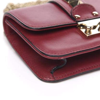 Valentino Garavani Vitello Mini Glam Lock Rockstud Flap Red 7 of 11