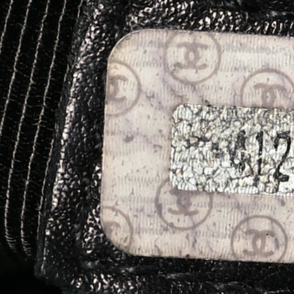 Chanel Calfskin Stitched XL Weekender Black 7 of 11