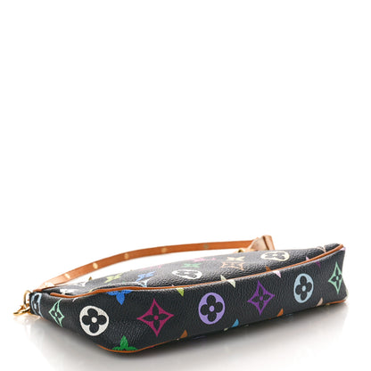 Louis Vuitton Monogram Multicolor Pochette Accessories Black 4 of 12