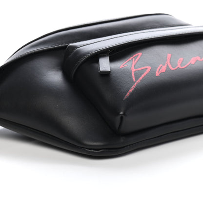 Balenciaga Supple Calfskin Signature Logo Large Everyday Beltpack Black 8 of 9