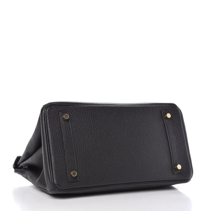 Hermes Togo Birkin 30 Black 4 of 12